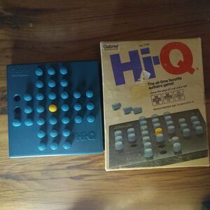 Gabriel HI-Q  #7120 Solitaire Favorite Travel Game - InComplete Vintage pls read